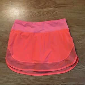 lululemon athletica Pink and Orange Skirt